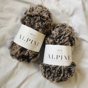 2 Skeins Sirdar Alpine Luxe Fur Effect Yarn